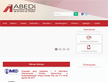 Tablet Screenshot of abedi.org